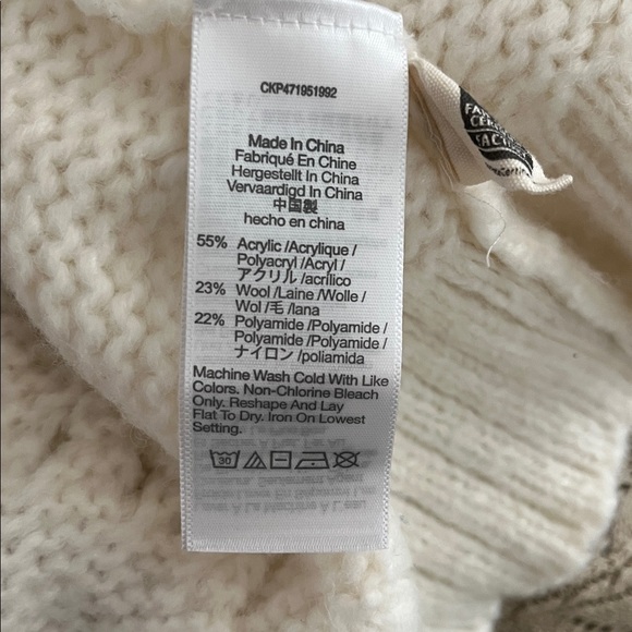 Madewell Antique Cream Ashmont Cardigan Sweater - Picture 5 of 7